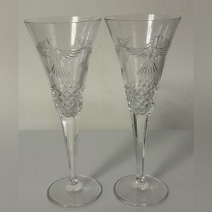 Waterford Crystal Millennium Collection “Peace” Toasting Flutes – Set of 2
